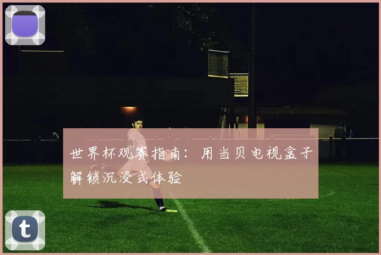 世界杯观赛指南：用当贝电视盒子解锁沉浸式体验