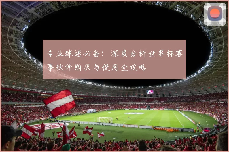 专业球迷必备:深度分析世界杯赛事软件购买与使用全攻略